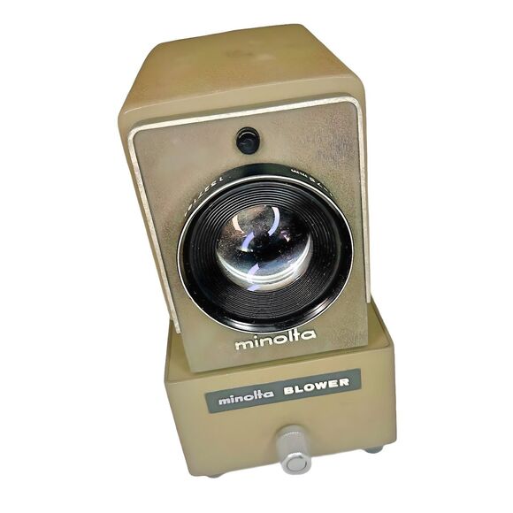 Vintage 1950s Mini Minolta Projector w/ Case Made in Japan Works Great ** - Picture 1 of 10